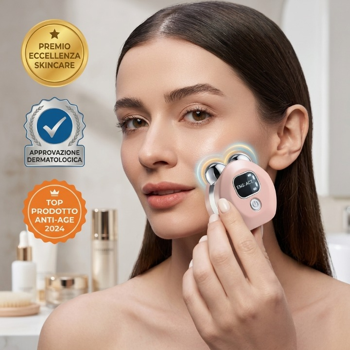 Bliara™ - Mini Massaggiatore Facciale EMS/Vibrazione – Da Borsetta
